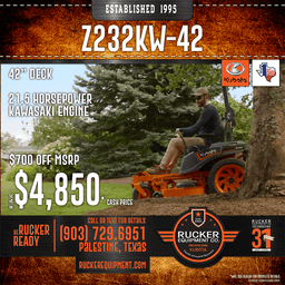 KUBOTA Z232KW 42 Zero-Turn