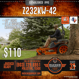 KUBOTA Z232KW 42″ Zero-Turn