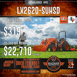 KUBOTA LX2620 SUHSD + LOADER