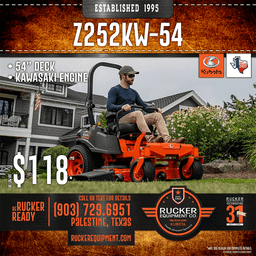 KUBOTA Z252KW 54″ ZERO-TURN