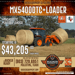 KUBOTA MX5400DTC + LA1065 LOADER